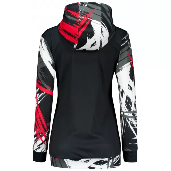  Hochwertiges Funktions-Sweatshirt für Damen ALTISPORT VOJ/ALW039MI01 SCHWARZ/ROT 