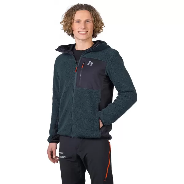  Herren-Sweatshirt HANNAH KODIAK HOODY GESCHICHTETES MEER/ANTHRAZIT 