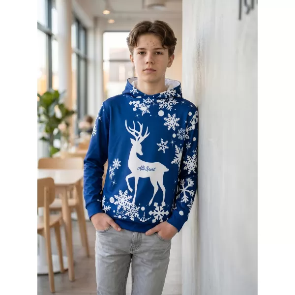  Hochwertiges Funktions-Sweatshirt für Kinder ALTISPORT VOJ/ALKVN5MI01 MARINEBLAU 