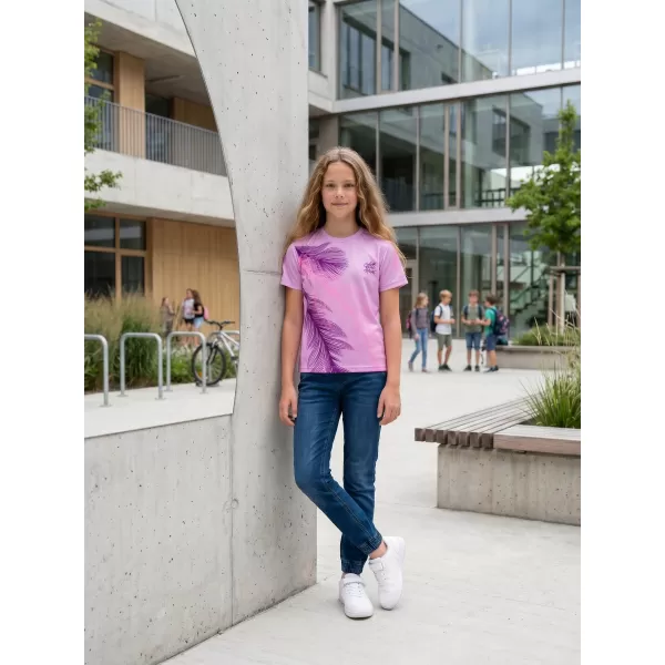  Hochwertiges Funktions-T-Shirt für Kinder ALTISPORT VOJ/ALK001TR01 LILA 