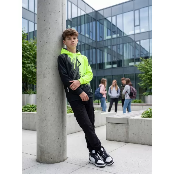  Hochwertiges Funktions-Sweatshirt für Kinder ALTISPORT VOJ/ALK006MI01 SCHWARZ UND GELB 