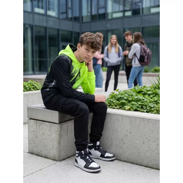  Hochwertiges Funktions-Sweatshirt für Kinder ALTISPORT VOJ/ALK006MI01 SCHWARZ UND GELB 