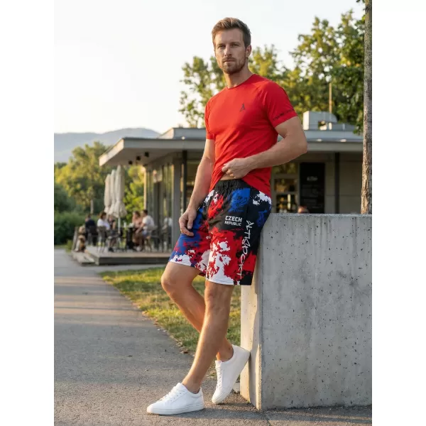  Herren Premium Funktionsshorts ohne Taschen ALTISPORT VOJ/ALM036KRA02 FLECKEN 