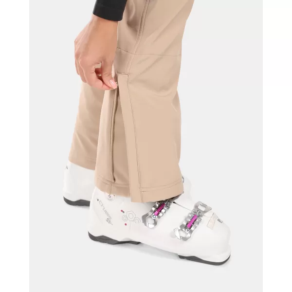  Softshell-Skihose für Damen KILPI DIONE-W WL0408KI BEIGE 