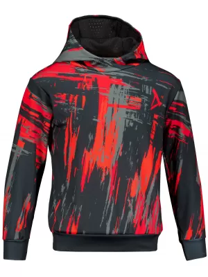 Hochwertiges Funktions-Sweatshirt für Kinder ALTISPORT VOJ/ALK010MI01 SCHWARZ/ROT