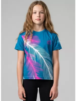Hochwertiges Funktions-T-Shirt für Kinder ALTISPORT VOJ/ALK001TR01 PETROL/ROSA