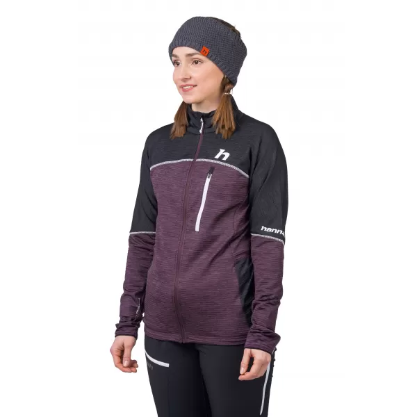  Damen-Sweatshirt HANNAH MEDA PFLAUME LILA MEL 