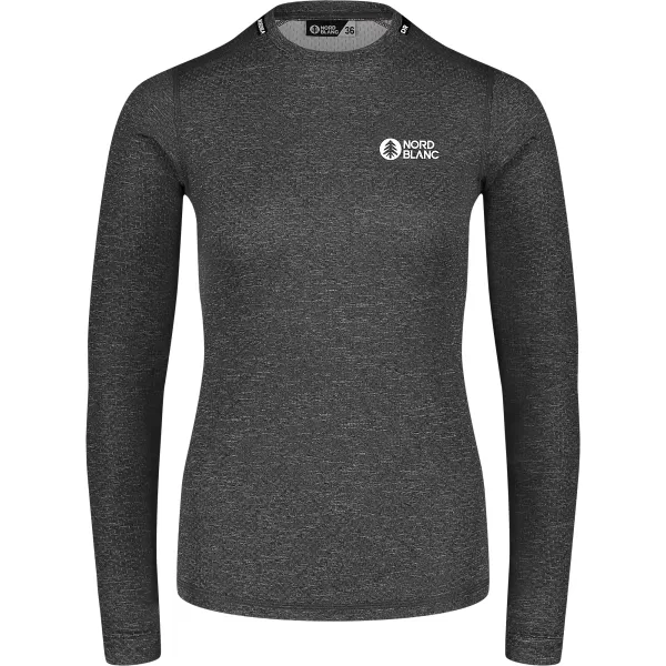  Thermo-T-Shirt für Damen NORDBLANC TEMPERATURE NBBLM7981 SCHWARZ 