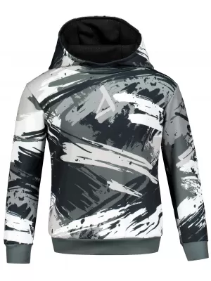 Hochwertiges Funktions-Sweatshirt für Kinder ALTISPORT VOJ/ALK014MI01 SCHWARZ/GRAU