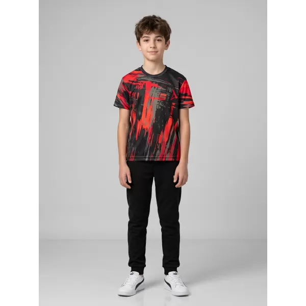  Hochwertiges Funktions-T-Shirt für Kinder ALTISPORT VOJ/ALK010TR01 SCHWARZ/ROT 