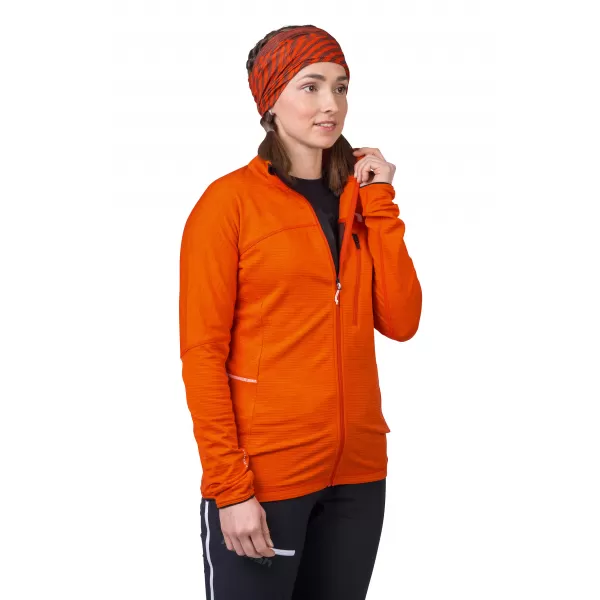  Damen-Sweatshirt HANNAH MEDA WÜRZIGE ORANGENMELISSE 