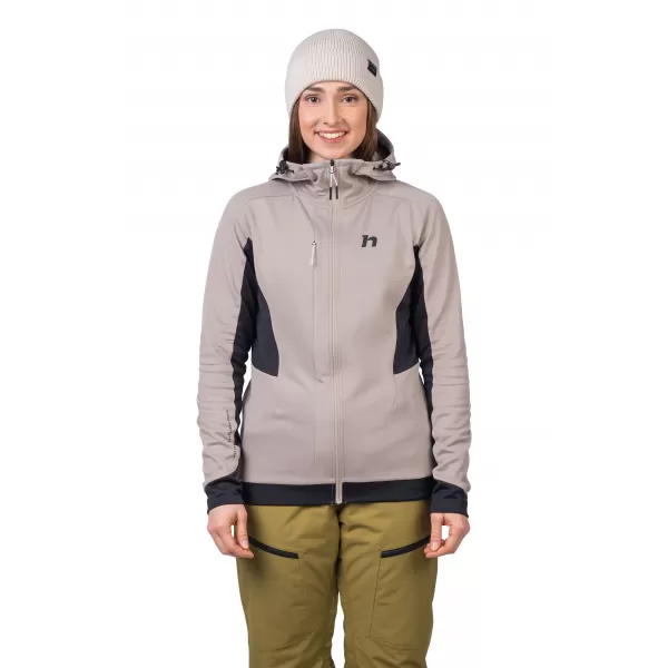  Damen-Sweatshirt HANNAH NELA HOODY ZIEGE/ANTHRAZIT 