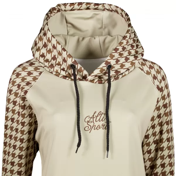  Funktionelles erweitertes Damen-Sweatshirt Premium ALTISPORT VOJ/ALW048MI03 BRAUN 