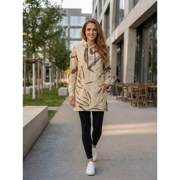  Funktionelles erweitertes Damen-Sweatshirt Premium ALTISPORT VOJ/ALW049MI03 BRAUN 