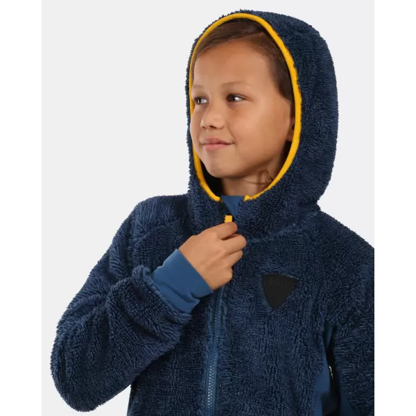  Fleece-Kapuzenpullover für Jungen KILPI NORKA-JB WJ0201KI DUNKELBLAU 