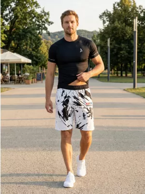 Herren Premium Funktionsshorts ohne Taschen ALTISPORT VOJ/ALM036KRA02 ABSTRAKTION