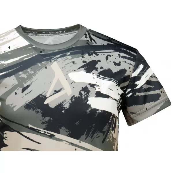  Hochwertiges Funktions-T-Shirt für Kinder ALTISPORT VOJ/ALK014TR01 SCHWARZ/GRAU 