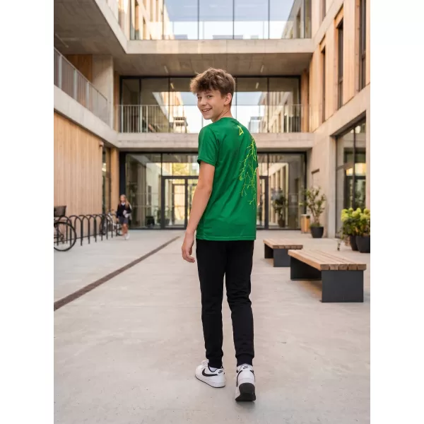  Hochwertiges Funktions-T-Shirt für Kinder ALTISPORT VOJ/ALK004TR01 FLASCHENGRÜN 