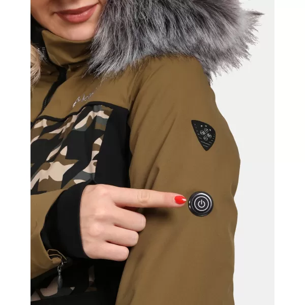  Damen-Skijacke KILPI CLAIR-W WL0107KI KHAKI 