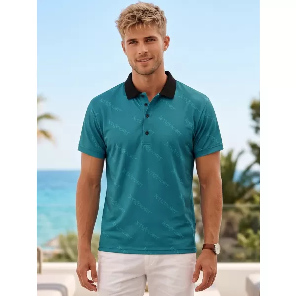  Herren-Funktions-T-Shirt mit Premium-Kragen ALTISPORT VOJ/ALM050TR05 KEROSIN 
