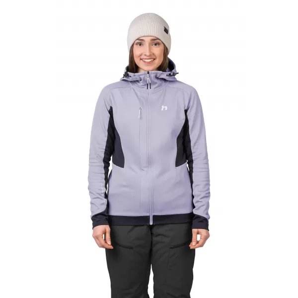  Damen-Sweatshirt HANNAH NELA HOODY LAVENDELAURA/ANTHRAZIT 
