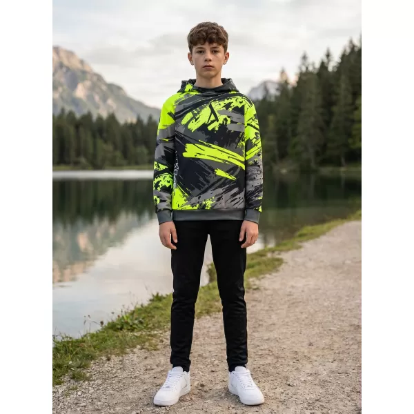  Hochwertiges Funktions-Sweatshirt für Kinder ALTISPORT VOJ/ALK014MI01 SCHWARZ/GRÜN 