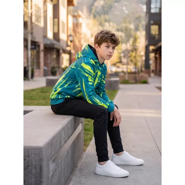  Hochwertiges Funktions-Sweatshirt für Kinder ALTISPORT VOJ/ALK010MI01 KEROSIN/GELB 