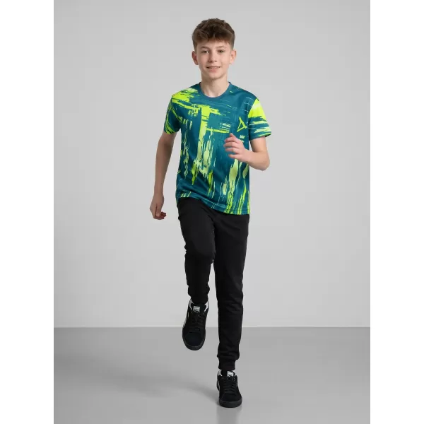  Hochwertiges Funktions-T-Shirt für Kinder ALTISPORT VOJ/ALK010TR01 KEROSIN/GELB 