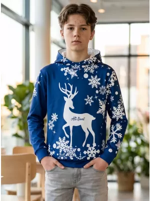 Hochwertiges Funktions-Sweatshirt für Kinder ALTISPORT VOJ/ALKVN5MI01 MARINEBLAU