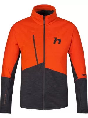 Herren-Sweatshirt HANNAH NIRO WÜRZIGES ORANGE/ANTHRAZITMEL