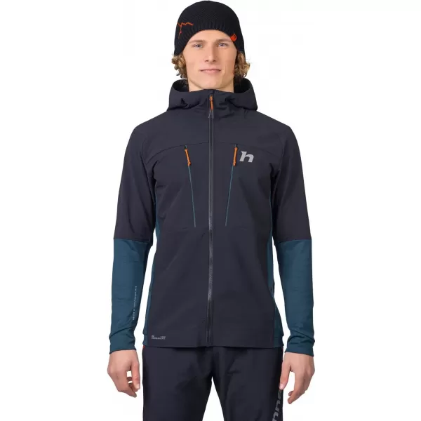  Herrenjacke HANNAH TRANE HOODY ANTHRAZIT/GESCHICHTETES MEER 