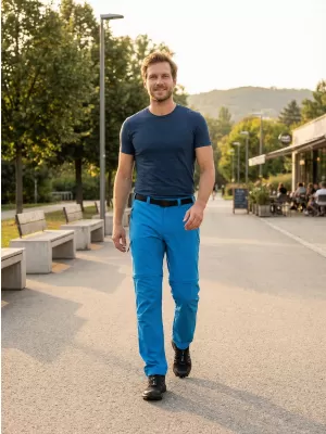 Herrenhosen/Shorts ALTISPORT NoPrint NP/ALM2021NJ LEUCHTEND BLAU