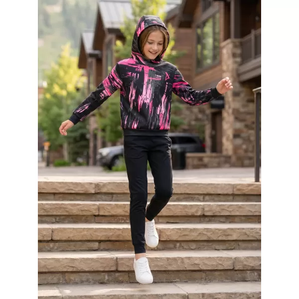  Hochwertiges Funktions-Sweatshirt für Kinder ALTISPORT VOJ/ALK010MI01 SCHWARZ/HELLROSA 