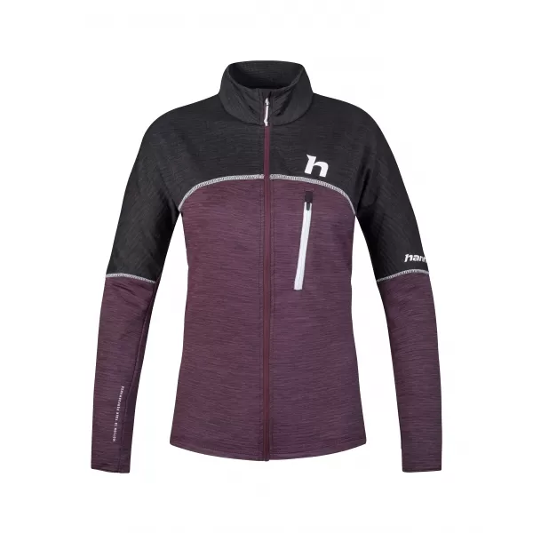  Damen-Sweatshirt HANNAH MEDA PFLAUME LILA MEL 