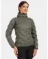 Daunenjacke für Damen KILPI ALBERTA-W WL0115KI DUNKELGRÜN