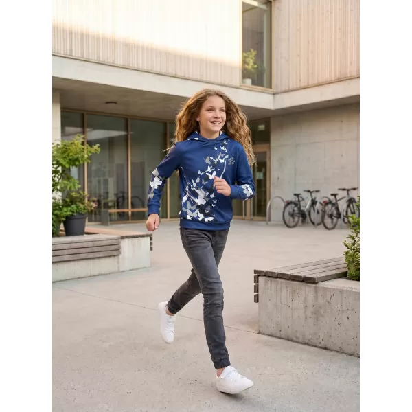  Hochwertiges Funktions-Sweatshirt für Kinder ALTISPORT VOJ/ALK022MI01 MARINEBLAU 