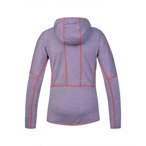  Damen-Sweatshirt HANNAH MEDA HOODY LAVENDELGRAU MEL 