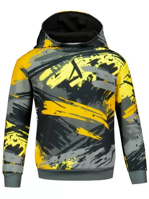 Hochwertiges Funktions-Sweatshirt für Kinder ALTISPORT VOJ/ALK014MI01 SCHWARZ UND GELB