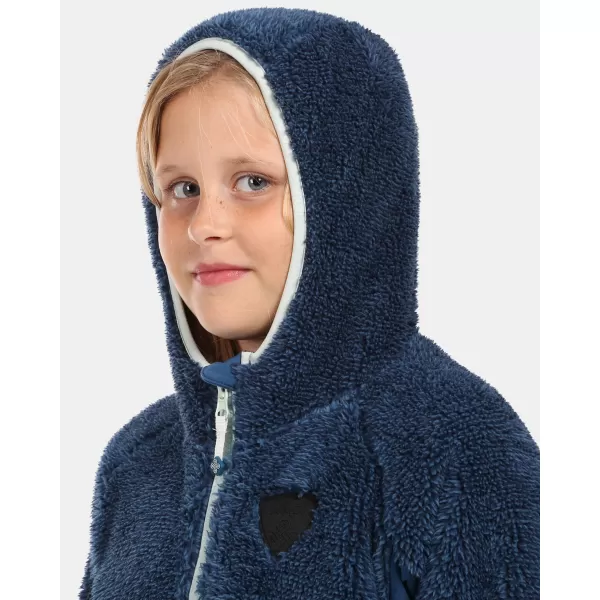  Fleece-Kapuzenpullover für Mädchen KILPI NORKA-JG WJ0211KI DUNKELBLAU 