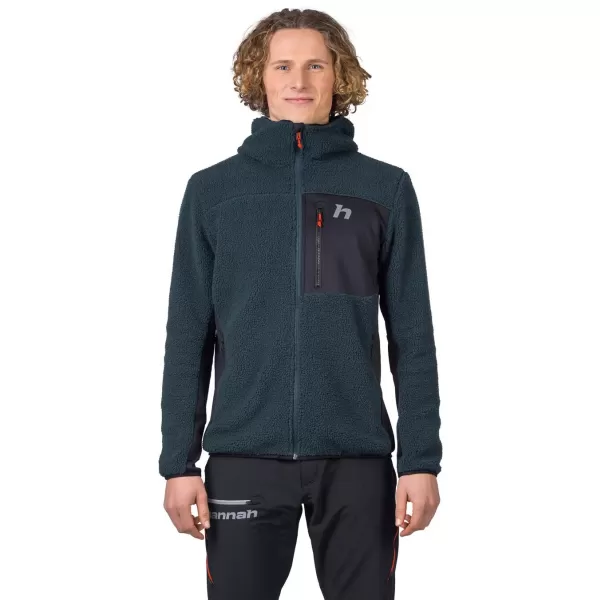  Herren-Sweatshirt HANNAH KODIAK HOODY GESCHICHTETES MEER/ANTHRAZIT 
