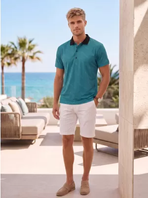 Herren-Funktions-T-Shirt mit Premium-Kragen ALTISPORT VOJ/ALM050TR05 KEROSIN
