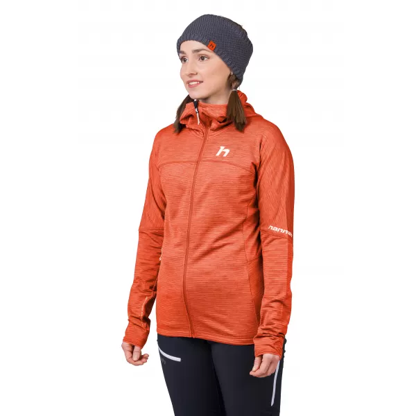  Damen-Sweatshirt HANNAH MEDA HOODY WÜRZIGE ORANGENMELISSE 