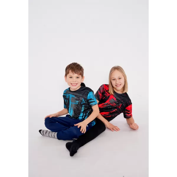  Hochwertiges Funktions-T-Shirt für Kinder ALTISPORT VOJ/ALK010TR01 SCHWARZ/SMARAGD 