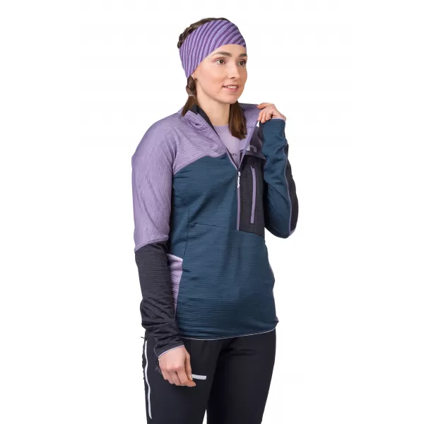 Damen-Sweatshirt HANNAH MEDA HZ LAVENDELGRAU/GESCHICHTET MIT ML 