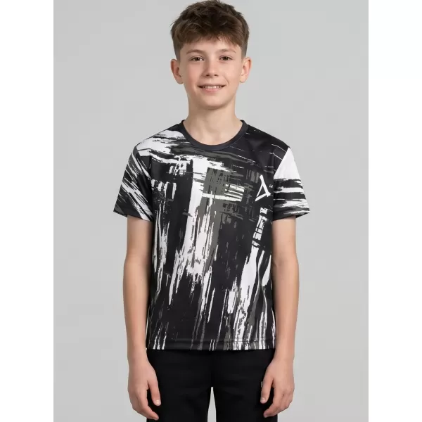  Hochwertiges Funktions-T-Shirt für Kinder ALTISPORT VOJ/ALK010TR01 SCHWARZ UND WEIß 