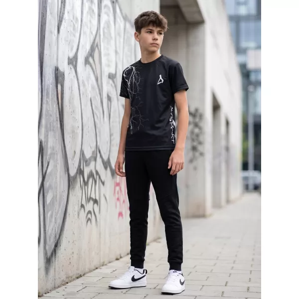  Hochwertiges Funktions-T-Shirt für Kinder ALTISPORT VOJ/ALK004TR01 SCHWARZ UND WEIß 