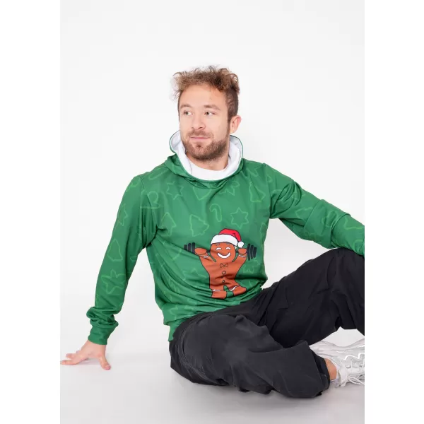  Hochwertiges Funktions-Sweatshirt für Herren ALTISPORT VOJ/ALMVN6MI01 GRÜN 