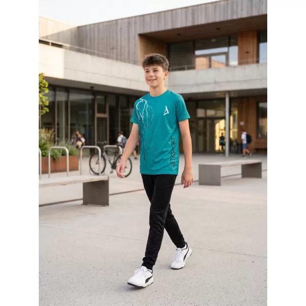  Hochwertiges Funktions-T-Shirt für Kinder ALTISPORT VOJ/ALK004TR01 KEROSIN/WEIß 