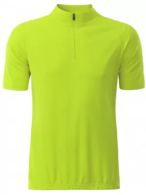 Herren-Radtrikot ALTISPORT NoPrint NP/ALM215NJ LEUCHTEND GELB
