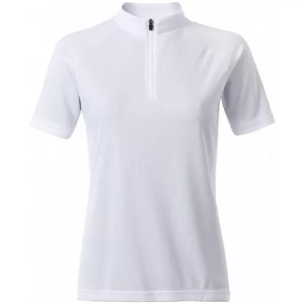  Damen-Radtrikot ALTISPORT NoPrint NP/ALW115NJ WEIß 